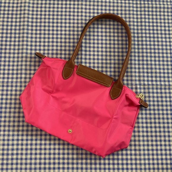 Longchamp Le Pliage Candy Pink Foldable Shoulder Bag - Picture 4 of 9